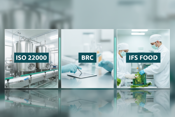 ISO22000 vs BRC vs IFS Food comparison
